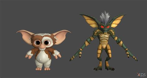 Gizmo and Stripe (Gremlins/MV) for XPS/FBX by Jorn-K-Nightmane on DeviantArt