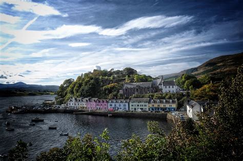 Portree on isle of Skye, United Kingdom