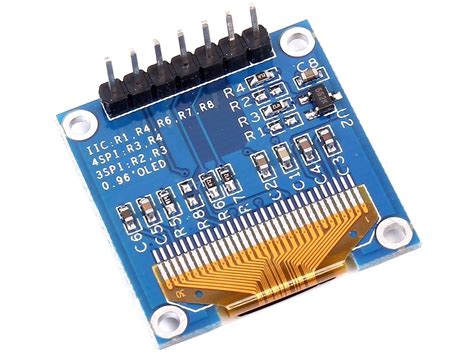 OLED Display 0.96 inch 128x64 with SPI interface - Arduino Library - 3-5V