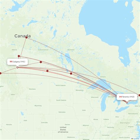 WestJet Airlines routes 2024 – map with all flights - Flight Routes