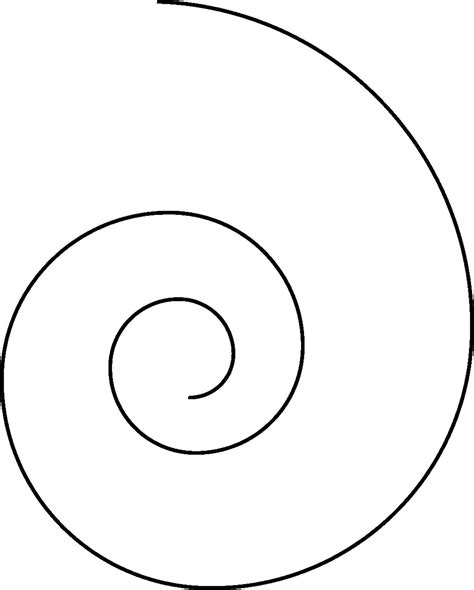 Spiral Curve, vintage illustration. 13789871 Vector Art at Vecteezy