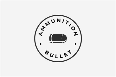 Simple Label Bullet Logo Graphic by PyruosID · Creative Fabrica