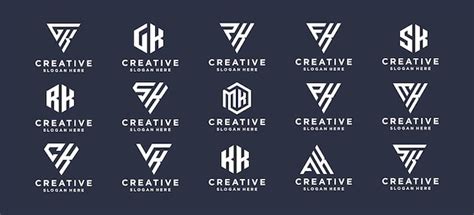 Premium Vector | Monogram lettermark logo branding