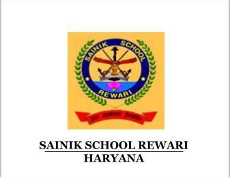 (Affiliated Schools) All India Sainik School Entrance Exam (AISSEE) - West Zone, Haryana (Rewari ...