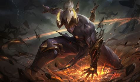 Nightbringer skins wallpapers (Aphelios, Lee Sin, Vladimir splash arts ...