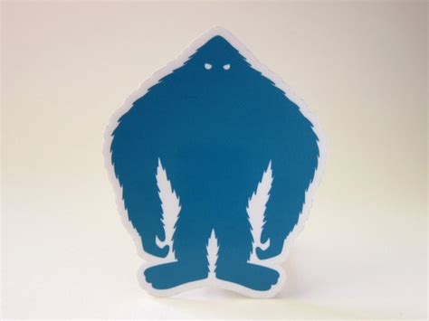 Yeti Silhouette Die-Cut Sticker