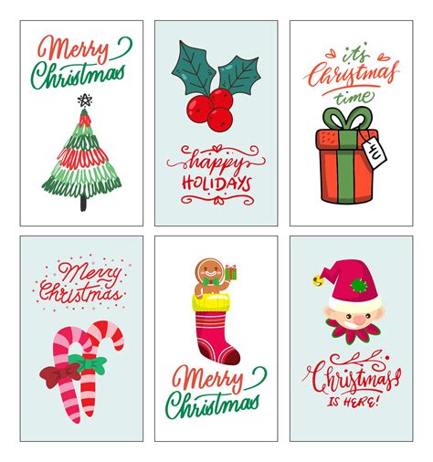 Christmas Gift Exchange Cards Free Printable