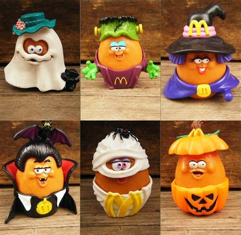 These McDonalds Halloween Chicken Nugget Toys : nostalgia