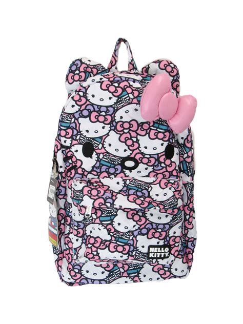 Start her school year off right with this Hello Kitty backpack! This backpack has Hello Kitty in ...