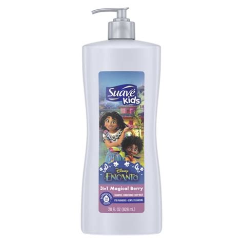 Suave Kids 3-in-1 Shampoo Conditioner Body Wash Makes Bath Time Quick And Easy, Purely Fun ...