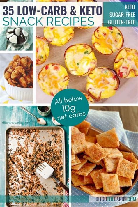 35 Best Low-Carb Snacks: 0 - 10g net carbs — Ditch The Carbs