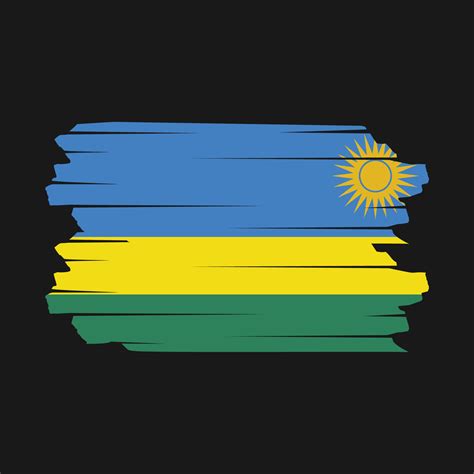 Rwanda Flag Brush Vector 19542197 Vector Art at Vecteezy