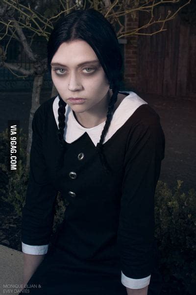 Actual Wednesday Addams cosplay - 9GAG