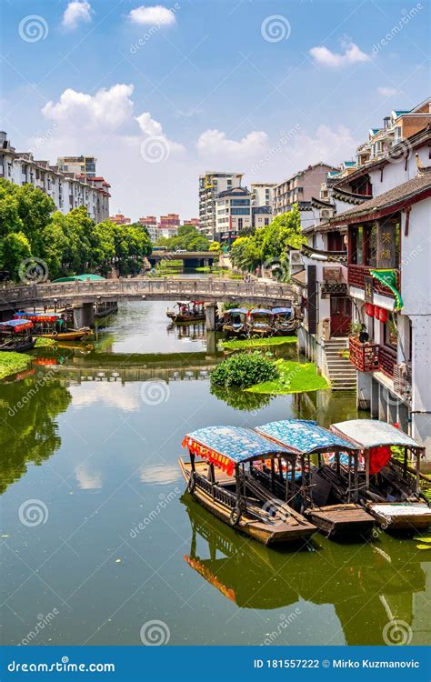 Fengjing Ancient Town, Old Town in Shanghai, China Stock Photo - Image of destination, fengjing ...