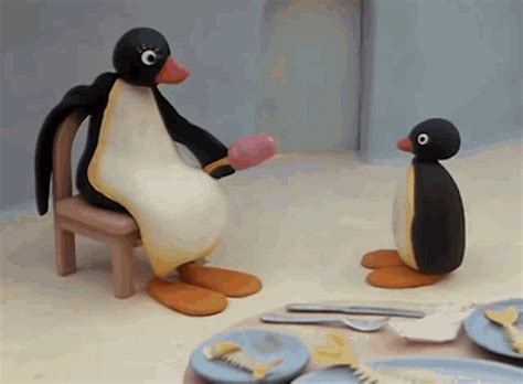 Pingu Eating Ice Cream Pingu And Mom GIF – Pingu Eating Ice Cream Pingu ...