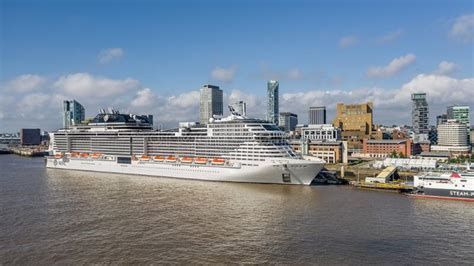 A Cruise Ship at Liverpool Port in the Summer Editorial Stock Image ...