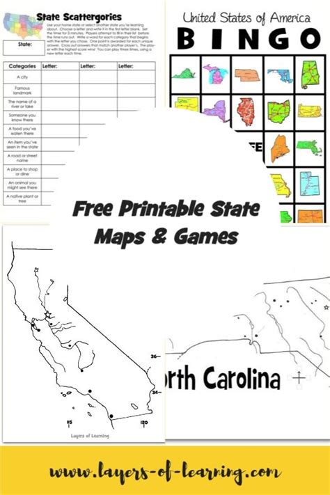 Smart Ways To Complete U.S. State Maps - Layers of Learning