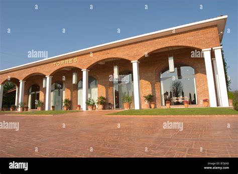 The entrance and reception. Torres Penedes Catalonia Spain Stock Photo - Alamy