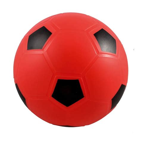 New 5.5" Red Inflatable Soft Dia PVC Football Soccer Toy For Children ...