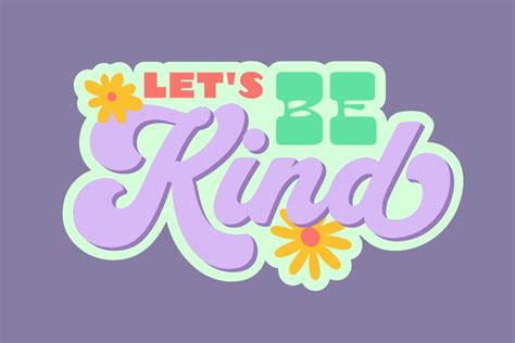 Let's be Kind Logo Design Template — Customize it in Kittl