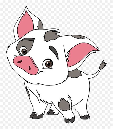 Disney Moana Pua Png Cartoon Pig From Moana Drawing Clipart Full | The ...