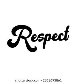 Graffiti Respect Word Sprayed Black Over Stock Vector (Royalty Free ...