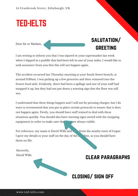 How to Write a Letter of Complaint [IELTS General Writing] - TED IELTS