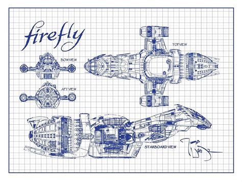 Firefly Serenity Blueprints Schematics