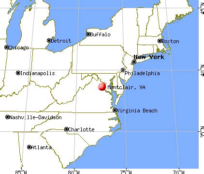 Montclair, Virginia (VA 22025) profile: population, maps, real estate, averages, homes ...