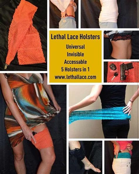 conceled gun on woman | Lethal Lace Universal Concealed Carry Gun ...