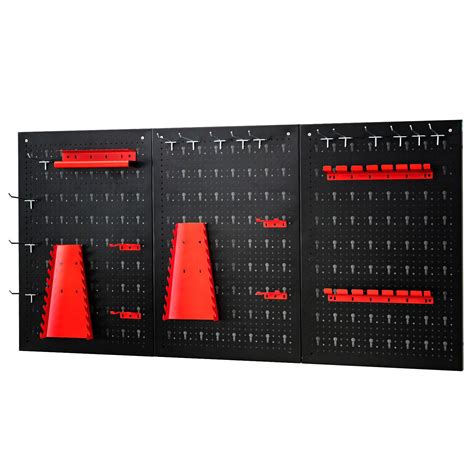 1.2 m Metal Pegboard Wall Organizer Kit Toolboard – Tool Plus