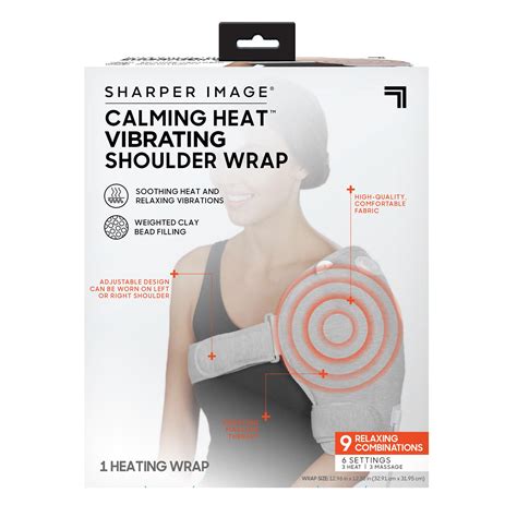 Buy Calming Heat Shoulder Wrap by Sharper Image- Electric Shoulder ...