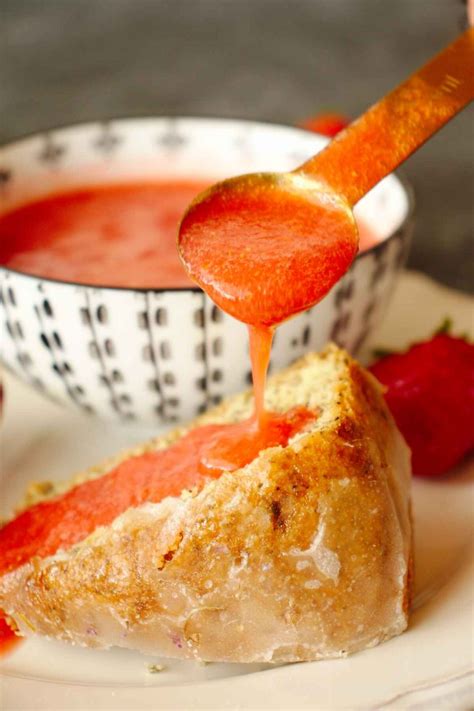 Quick and Easy Strawberry Coulis recipe - SimplyBeyondHerbs