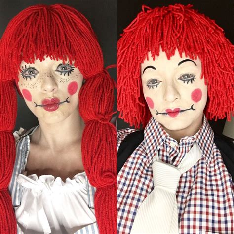 Raggedy Ann & Andy Halloween look created using Younique makeup www ...