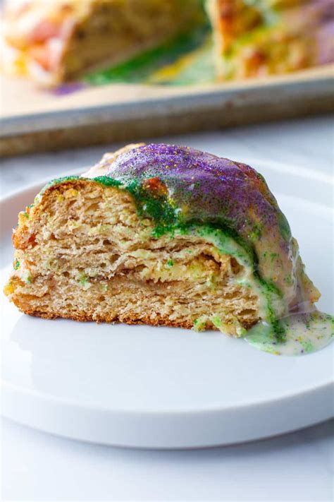 King Cake with Cream Cheese Filling - Kenneth Temple