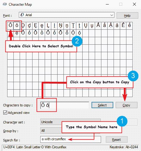 How to type O with Circumflex Accent on Keyboard [Ô] - How to Type Anything