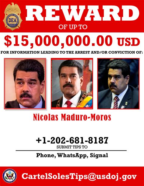 US Indicts Venezuela’s Nicolás Maduro on Narcoterrorism Charges