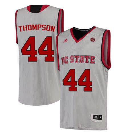 Men NC State Wolfpack #44 David Thompson College Basketball Jerseys-White