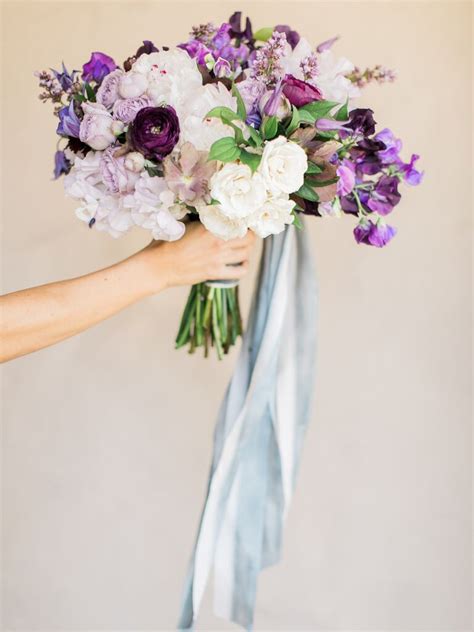 Dark Purple Wedding Flowers