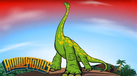 Brachiosaurus Song Sing-Along | Dinosaur songs from Dinostory by Howdytoons - YouTube