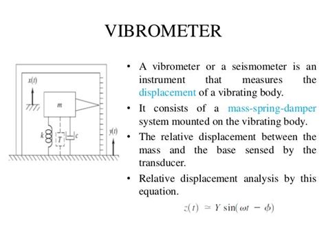 Vibration measurement