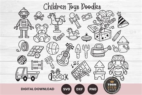 Children Toys Svg Bundle V2 Graphic by toonsteb · Creative Fabrica