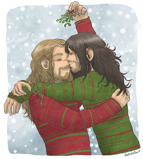 Mistletoe Kiss by AlyTheKitten on DeviantArt