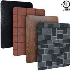 wood stove accessories heat shields | imperial stove boards protect walls and floors from the ...