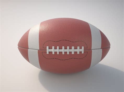 American Football | 3D model | American football, Football, 3d model