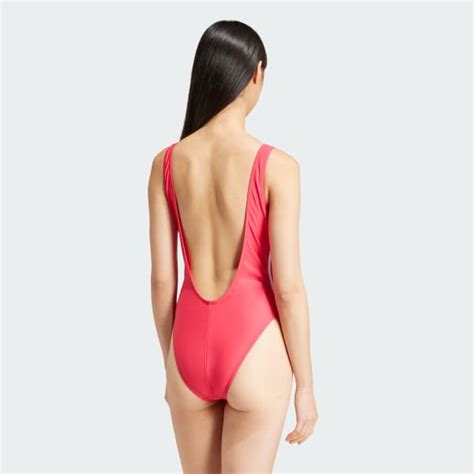 Pink adicolor 3-Stripes Swimsuit | adidas US