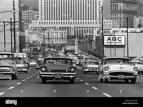 Traffic in Los Angeles, 1960s Stock Photo - Alamy