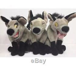 14 Disney Store Authentic The Lion King Hyena Ed, Shenzi, Banzai Plush ...