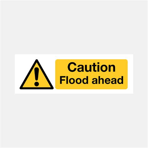 Flood Warning Caution Flood Ahead Sign – Raymac Signs