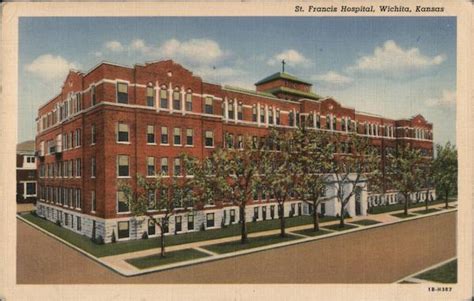 St. Francis Hospital Wichita, KS Postcard